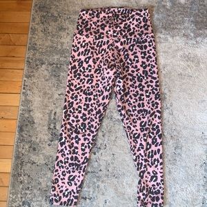 CYCLEBAR Leggings Black Pink animal print size M/L